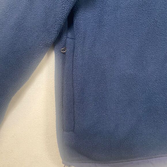 PacSun Blue Fleece Pullover Men’s Size Large 1/4 Zip Polyester 2 Zip Pockets - Picture 7 of 11